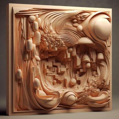 Patterns and decorations stl redshift 3 3d model